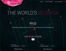 Tablet Screenshot of hotelbeds.com